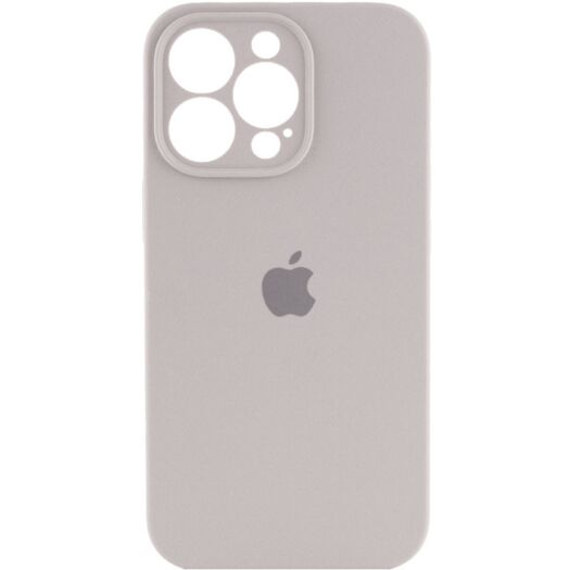 Чехол Silicone Case Square Protected Camera iPhone 13 Pro Max Rock Ash (9) 18849