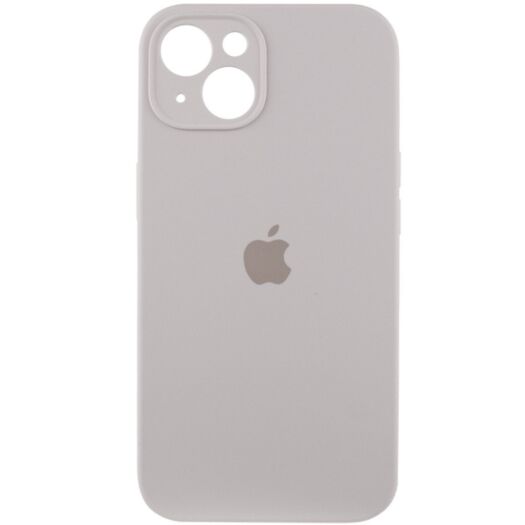 Чохол Silicone Case Square Protected Camera iPhone 14 Rock Ash (9) 18862
