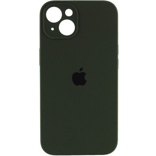 Чехол Silicone Case Square Protected Camera iPhone 14 Pine Green (31) 18868