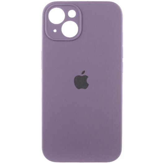 Чехол Silicone Case Square Protected Camera iPhone 14 Grape (36) 18870