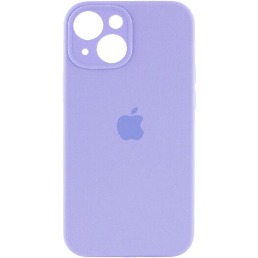 Чехол Silicone Case Square Protected Camera iPhone 14 Elegant Purple (26) 18871