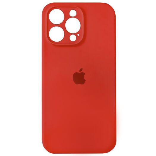Чехол Silicone Case Square Protected Camera iPhone 14 Pro Red (11) 18876