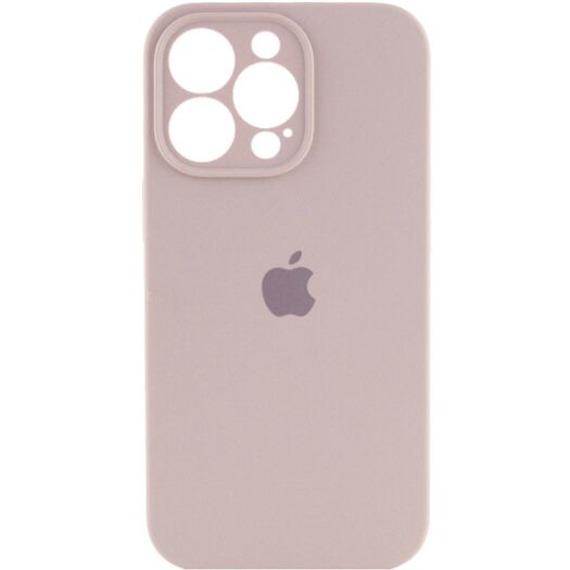 Чехол Silicone Case Square Protected Camera iPhone 14 Pro Pink Sand (15) 18878
