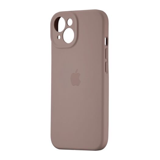 Чехол Gel Silicone Case Apple Protected Camera iPhone 14 Light Brown (15) 18942