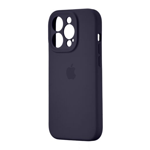 Чохол Gel Silicone Case Apple Protected Camera iPhone 14 Pro Dark Purple (13) 18948