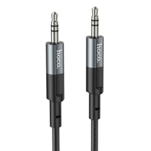 Кабель Hoco UPA23 AUX audio cable Metal Gray 19025