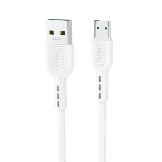 Кабель Hoco X33 Micro 4A Surge flash charging data cable White 19028