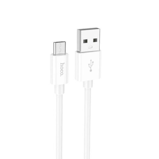Кабель Hoco X87 Magic silicone charging data cable for Micro White 19035