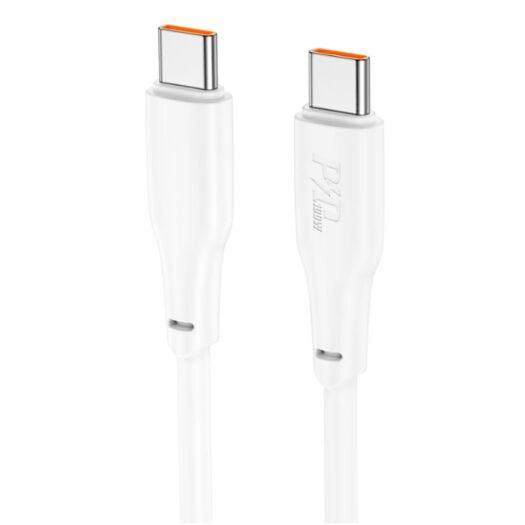 Кабель Hoco X93 Force 100W fast charging data cable Type-C to Type-C 1M White 19043