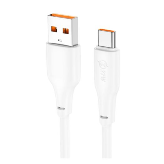 Кабель Hoco X93 Force 27W charging data cable Type-C 1M White 19045