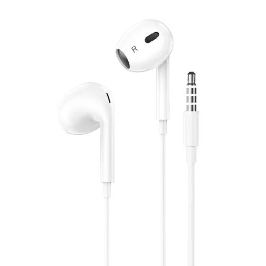 Навушники Hoco M101 Max Crystal grace wire-controlled earphones with microphone White 19050