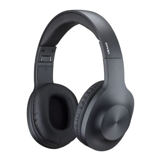 Наушники USAMS YX05 Wireless Headphones E-Join Series BT5.0 with Storage Box 1200mAh Black 19062