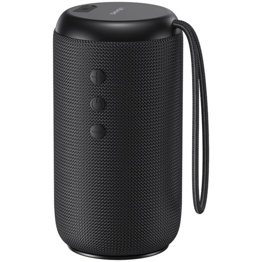 Портативная Bluetooth-колонка USAMS YC011 IPX7 Waterproof Wireless Speaker with Lanyard YC Series 2000mAh Black 19076