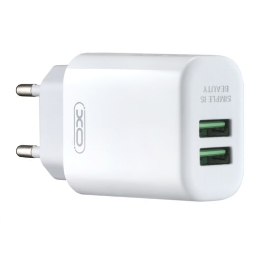 МЗП XO L85C ( EU ) double USB 2.4A Charger White 19259