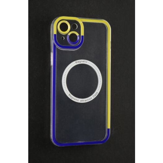 Чохол Silicone Clear Case with MagSafe iPhone 14 Plus Ukraine 19466