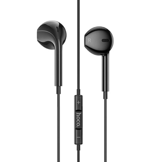 Наушники Hoco M101 Crystal joy wire-controlled earphones with microphone Black 19545