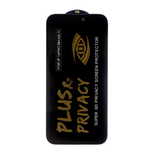 Захисне скло Privacy Glass Iphone 14 Pro Max Black 19593