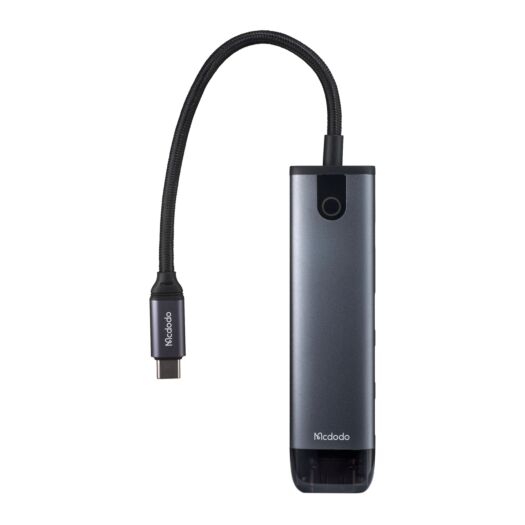 USB-хаб McDodo 5 in 1 ( HDMI; USB-A 3.0 * 3; USB-C ( PD 100W ) HU-7750 Grey 19613