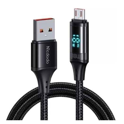 Кабель McDodo Digital HD Micro USB Data Cable 1.2m CA-1070 Black 19657