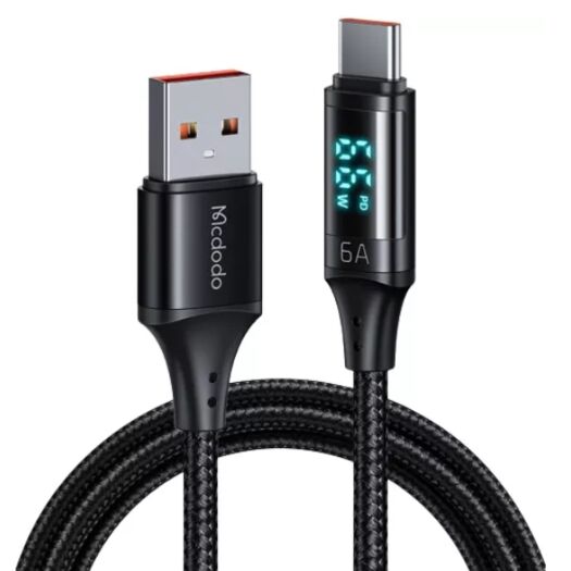 Кабель McDodo Digital HD Type-C 6A Data Cable 1.2m CA-1080 Black 19658