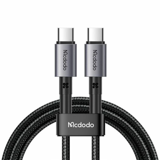 Кабель McDodo Prism Series 65W Type-C to Type-C Data Cable 1m CA-3130 Black 19699