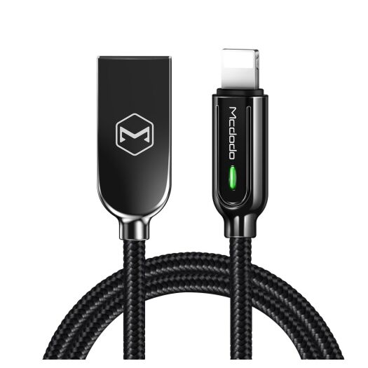 Кабель McDodo Smart Series Auto Power Off Lightning Cable 1.2m CA-5261 Black 19704