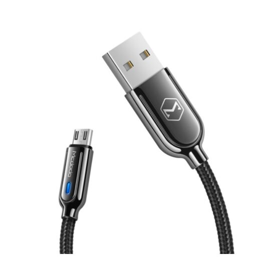 Кабель McDodo Smart Series Auto Power Off Micro USB Cable 1m CA-6200 Black 19705