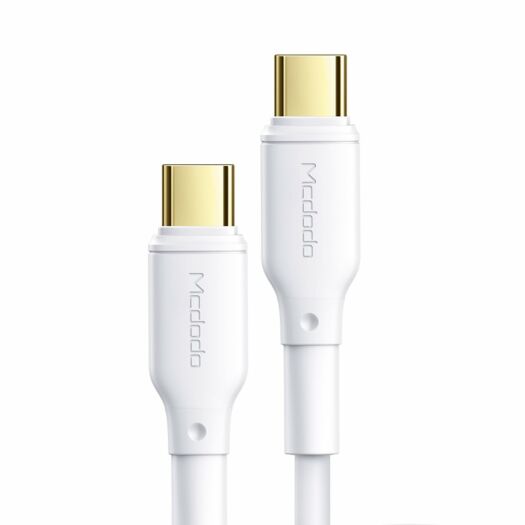 Кабель McDodo White Series100W Type-C to Type-C cable 1.2m CA-8350 White 19715