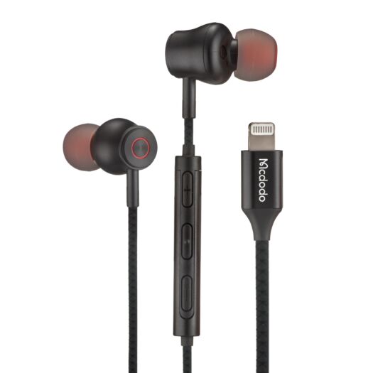 Навушники McDodo Stereo Earphone for Lightning ( In-ear ) HP-3480 Black 19731