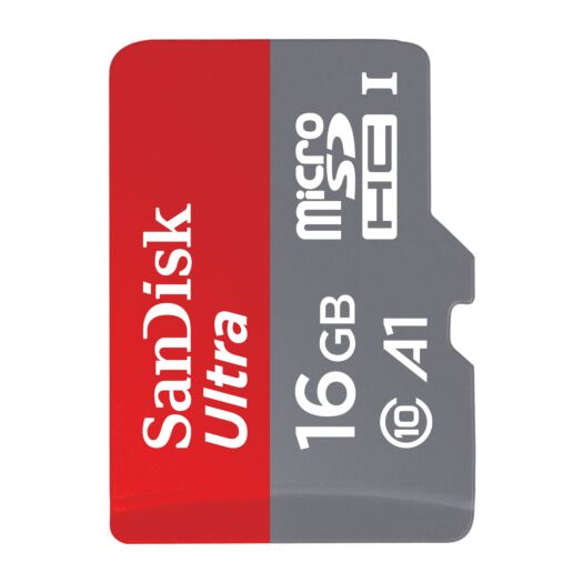 Карта памяти SanDisk Ultra 16GB Micro SD (SDHC) + adapter SD 19808