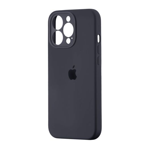 Чохол Silicone Case Square Protected Camera iPhone 13 Pro Dark Gray (12) 20642