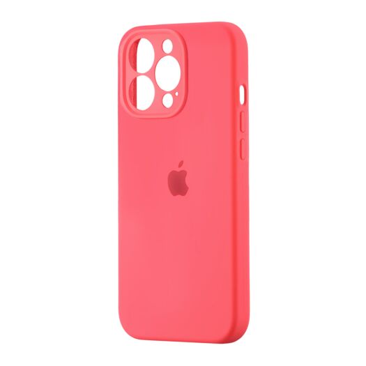 Чохол Silicone Case Square Protected Camera iPhone 13 Pro Pink Peach (18) 20649