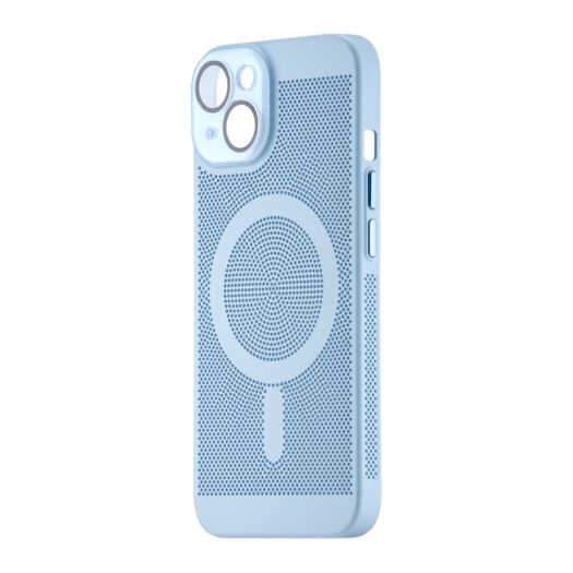 Чехол Perfomed with MagSafe Protected Camera iPhone 13 Light Blue 20767