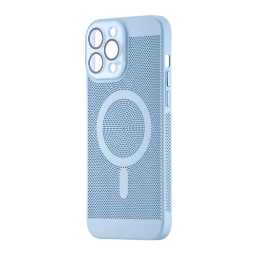 Чехол Perfomed with MagSafe Protected Camera iPhone 13 Pro Max Light Blue 20769