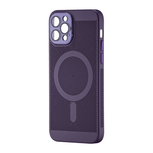 Чехол Perfomed with MagSafe Protected Camera iPhone 12 Pro Purple 20774