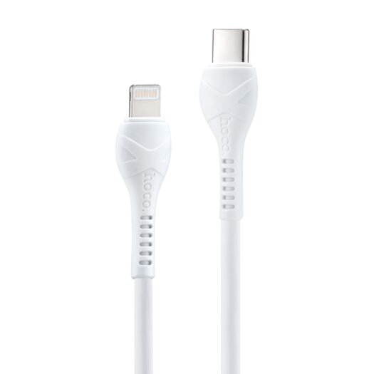 Кабель Hoco X37 Cool power PD charging data cable iP White 21997