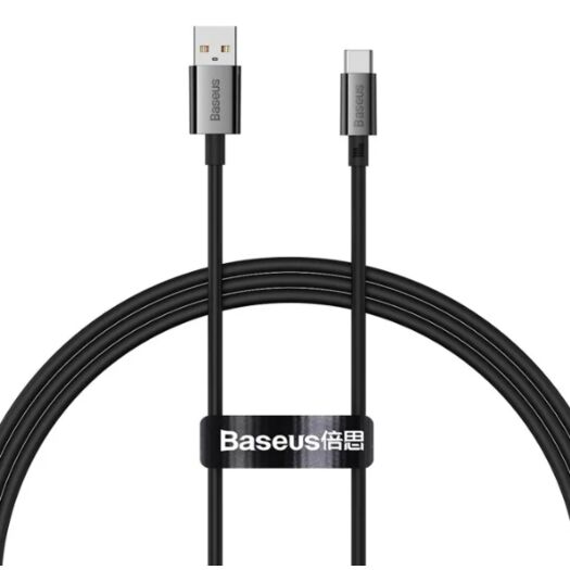 Кабель Baseus Superior Series Fast Charging Data Cable USB to Type-C 100W 1m Cluster Black 23453