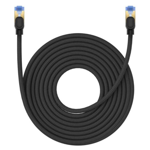 Патч-корд Baseus High Speed CAT7 10Gigabit Ethernet Cable (Braided Cable)10m Cluster Black 23466