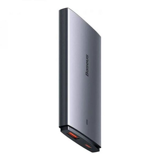 МЗП Baseus GaN5 Pro Ultra-Slim Fast Charger C + U 65W (Overseas Edition) Gray 23473