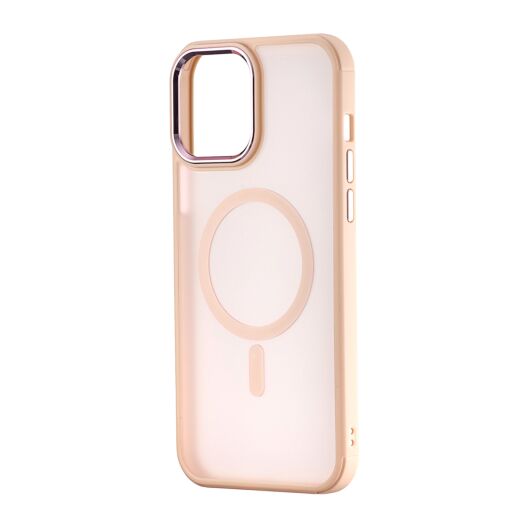 Чохол Magnetic Crystal with MagSafe iPhone 13 Pro Max Peach (уцінка, пошкоджено упаковку) 24800