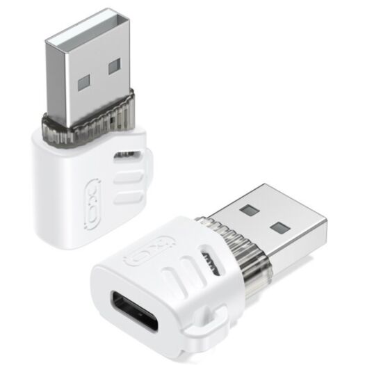 Адаптер XO NB256D Type-c to USB-A adapter White 24976