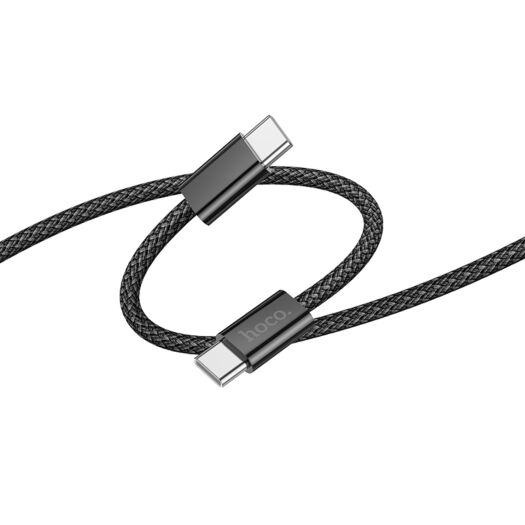 Кабель Hoco X105 Hero 60W charging data cable Type-C to Type-C Black 26513